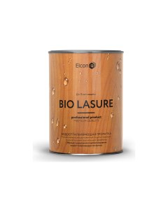 Водоотталкивающая пропитка для дерева Bio Lasure орех 0 9л 1 12 Elcon