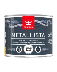 Краска Metallista база A 0 4 л Tikkurila