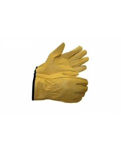 Перчатки кожаные желтые ДРАЙВЕР с подкладкой RX 5003 10АВ Doka