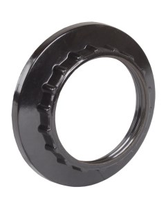 Кольцо к патрону Е14 бакелитовое чёрное в индивидуальном пакете Iek