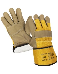 Комбинированные перчатки S GLOVES искусственный мех LAMA 11 размер 31957 11 S. gloves
