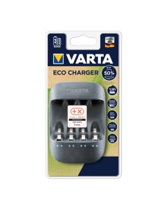 Зарядное устройство Eco биопластик на 4 аккумулятора Varta