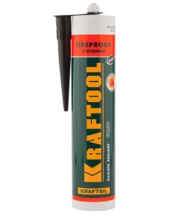 Герметик KRAFTFLEX FR150 1500 С жаростойкий черный 300мл Kraftool
