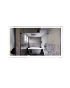 Зеркало для ванной с подсветкой настенное Valled 140 х 80 см Air glass