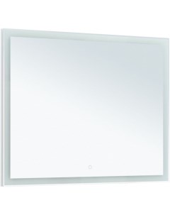Зеркало Гласс 100 белый LED Aquanet