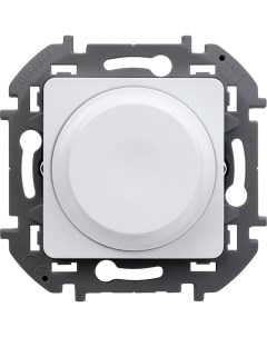 Светорегулятор поворотный без нейтрали 300Вт INSPIRIA белый Legrand