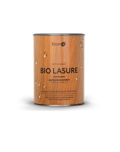 Водоотталкивающая пропитка для дерева Bio Lasure дуб 0 9л 1 12 Elcon