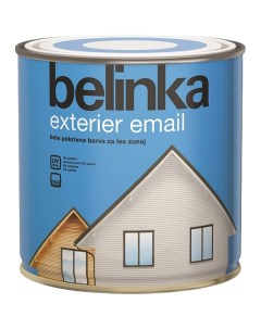 Краска Ex email 075 л белая 1 01 Belinka
