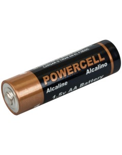 Батарейка щелочная 1 5 В тип АА 4 шт Powercell