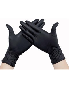Перчатки нитриловые Black 100 шт уп размер XL 3740 XL Ecolat