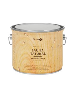 Пропитка для древесины Sauna Natural 2 л ELCON Nobrand