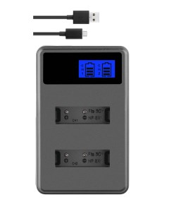 Зарядное устройство для аккумуляторов Sony NP BX1 2 слота Run energy