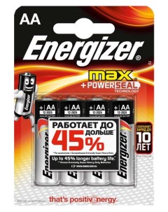 Батарейка MAX E91 4 шт Energizer