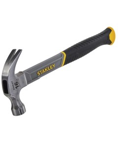 Молоток Fiberglass STHT0 51309 с гвоздодером 450гр Stanley