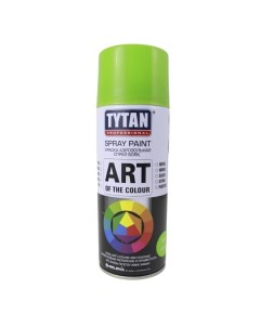 Краска Professional Art of the colour светло зеленая RAL6018 400мл аэрозольная Tytan