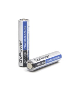Батарейка AAA щелочная LR3 4SH Power Alkaline в упаковке 4шт 00 00017749 Gopower
