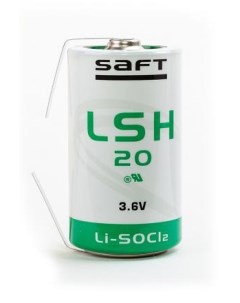 Литиевая батарейка D LSH 20CNR D с лепестковыми выводами Saft