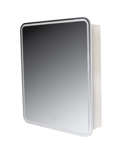 Зеркальный шкаф Каре 70 СС 00002275 с подсветкой и сенсором Белый Style line