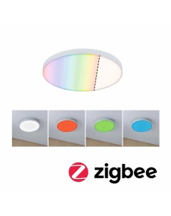 Панель светодиодная Zigbee Velora RGBW 300мм 16 5Вт 1600Лм 3000К IP20 230В Белый Paulmann