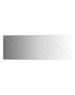 Зеркальная плитка с фацетом 15 mm 6 шт BY 1547 50x50см Evoform