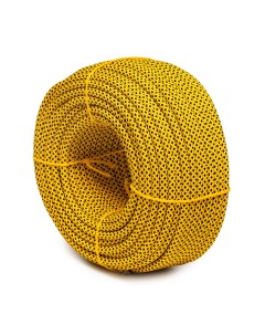 Шнур плетеный ЭКСТРИМ 8 0 мм черно желтый 750 кг 50 м Петроканат
