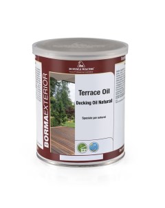 Цветное масло для террас Borma Terrace Oil Decking Oil Natural 1 л 60 Черное дерево Borma wachs