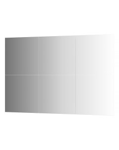 Зеркальная плитка с фацетом 15 mm 6 шт BY 1535 50x50см Evoform