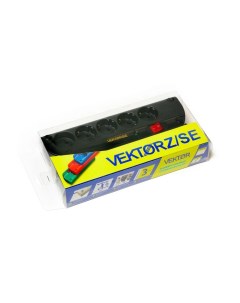 Vektor Сетевой фильтр Vektor SE 2 2 кВт черный 1 8 2м для аудио видео техники Vector