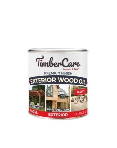 Масло для дерева Exterior Wood Oil защитное колеруемое масло прозрачная 0 675 л Timbercare