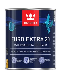 Краска Euro Extra 20 база A 0 9 л Tikkurila