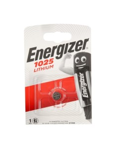 Батарейка литиевая CR1025 1BL 3В блистер 1 шт Energizer