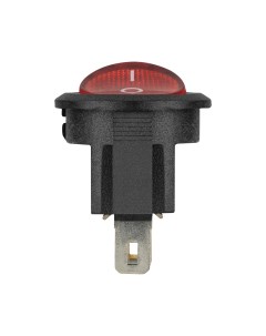 ВыключательMICRO красный с подсветкой 3 контакта 250В 3А тип RWB 106 SC 214 26849 9 Duwi