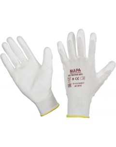 Перчатки защитные нейлоновые с п у покр JetaSafetyJP011w белый рXL 12 п уп Jeta safety