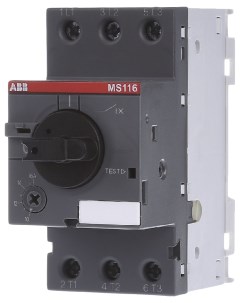 Выключатель автоматический защиты двигателя MS 116 16 0 16 kA Abb