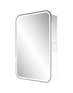 Зеркальный шкаф Lana 70x80 см с холодной подсветкой с розеткой Alavann