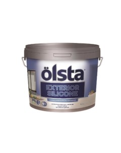 Краска Exterior Silicone фасадная База А 9 л Olsta