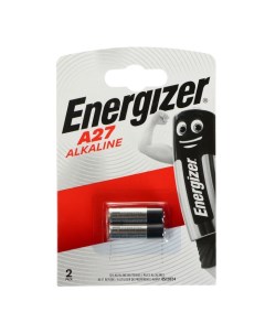 Батарейка алкалиновая LR27 A27 MN27 2BL 1 5В блистер 2 шт Energizer