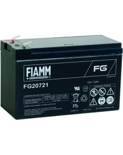 Аккумуляторная батарея 12В 7 2 А ч FG20721 Fiamm