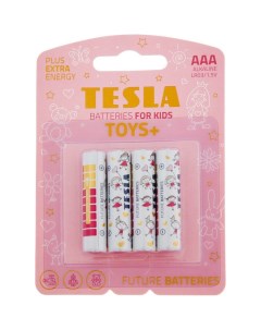 Батарейки AAA TOYS GIRL 4 шт 8594183397825 Tesla