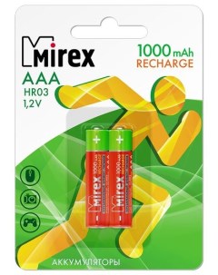 Аккумуляторная батарея HR03 10 E2 2 шт Mirex