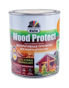 Пропитка для защиты древесины Wood Protect сосна 750 мл МП000015772 Dufa