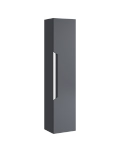 Шкаф колонна Cube 30 подвесной серый матовый CUB0503GR Aqwella