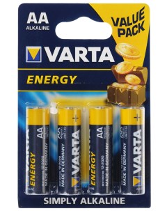 Батарейка Energy LR6 4BL 4 шт Varta