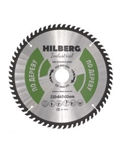Диск пильный Диамант Industrial Дерево 230 64Т 30 mm HW232 Hilberg