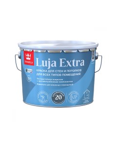 Краска для стен и потолков Luja Extra полуматовая база А белая 9 л Tikkurila