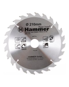 Пильный диск по дереву Flex 205 115 CSB WD 30665 Hammer