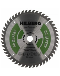 Диск пильный Industrial Дерево 190x20 мм 48Т HW196 Hilberg