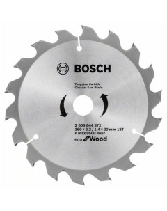 Пильный диск ECO WO 160x20 16 18T 2608644372 Bosch