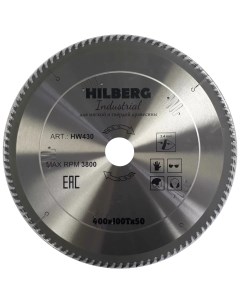 Диск пильный Industrial Дерево 400 50 100Т HW430 Hilberg