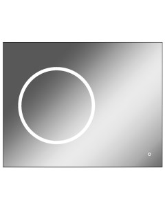 Зеркало Eclipse 90 black с подсветкой Sansa